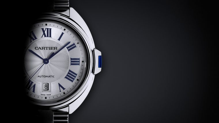 The sturdy copy Cle De Cartier WSCL0007 watches have key-shaped crowns.